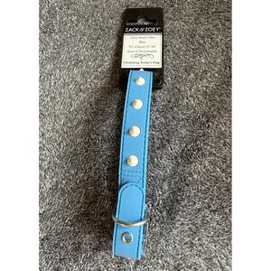 Zack & Zoey Glow Stud Collar, 11 to 14-Inch, Blue